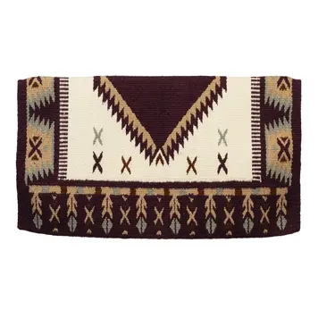 Weaver Leather New Zealand Wool Show Blanket Purple Cream Sand