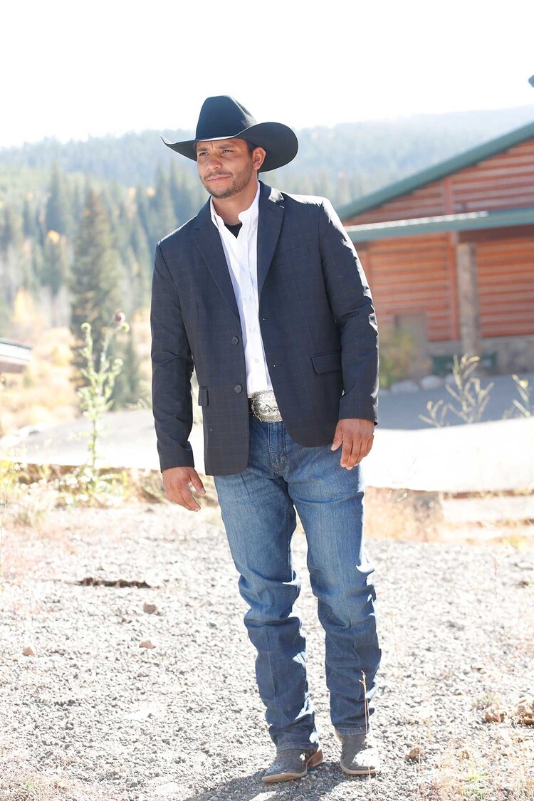 Cinch Sport Coat Charcoal Plaid