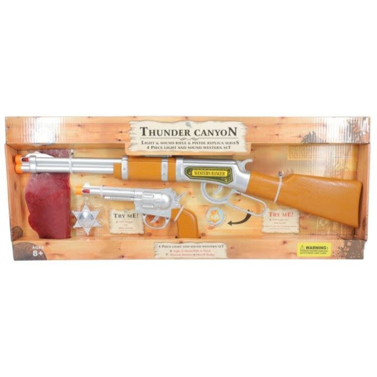 Tough 1 Rifle and Pistol Toy Gun Set