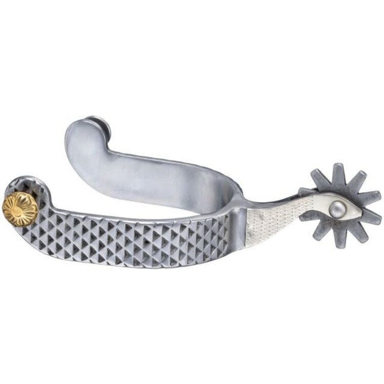 Tough 1 Sweet Iron Rasp Design Spurs