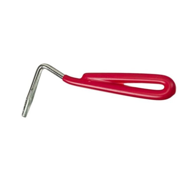 Tough 1 Hoof Pick with Vinyl Coated Handle Red
