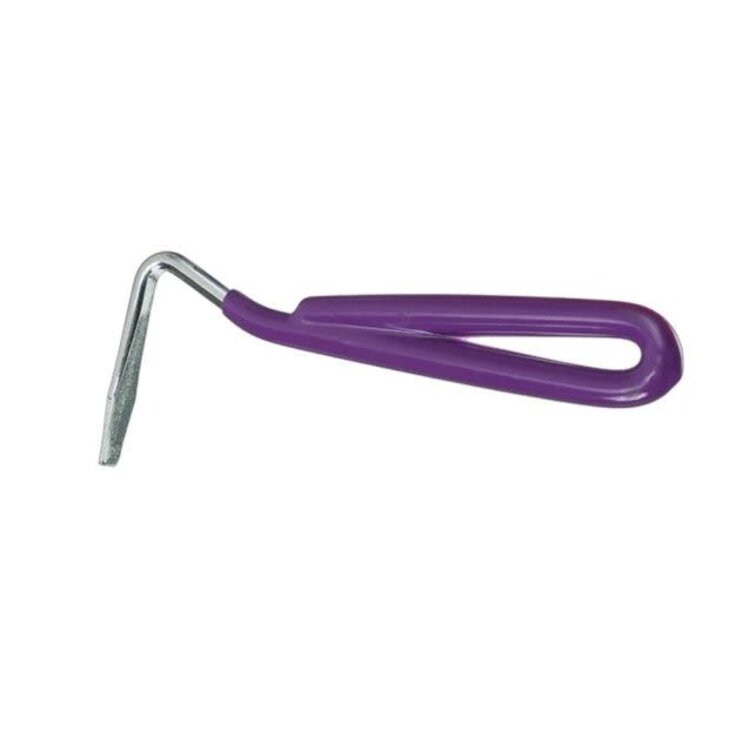 Tough 1 Hoof Pick with Vinyl Coated Handle Purple