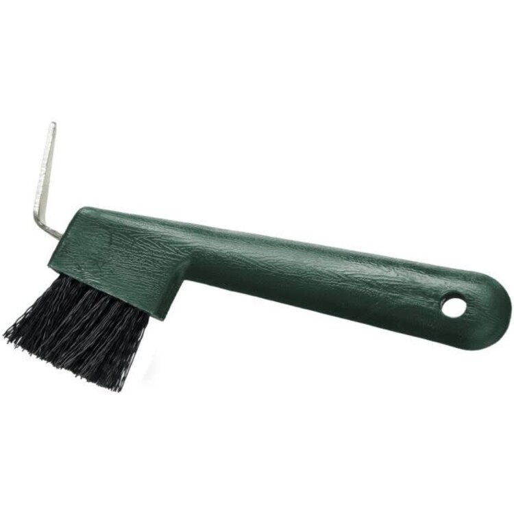 Tough 1 Hoof Pick Brush Combo Hunter Green