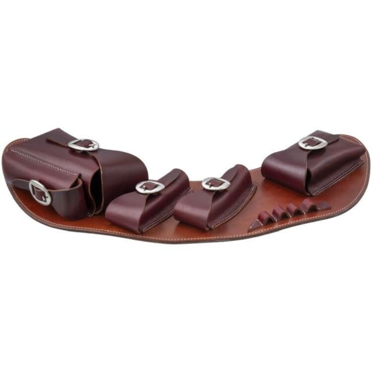 Silver Royal Leather Medicine Cantle Bag