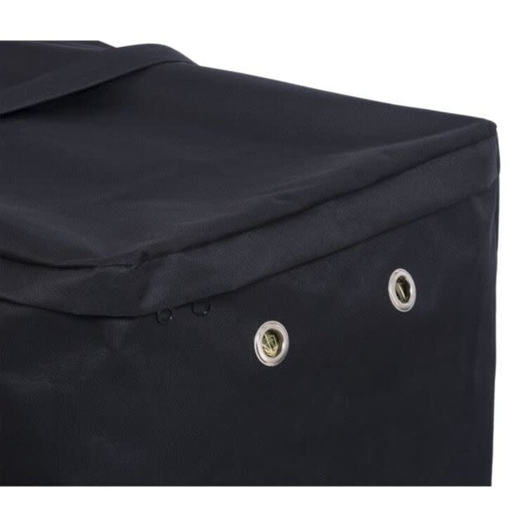 Tough 1 Hay Bale Cover with Wheels Black