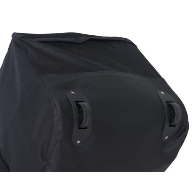 Tough 1 Hay Bale Cover with Wheels Black