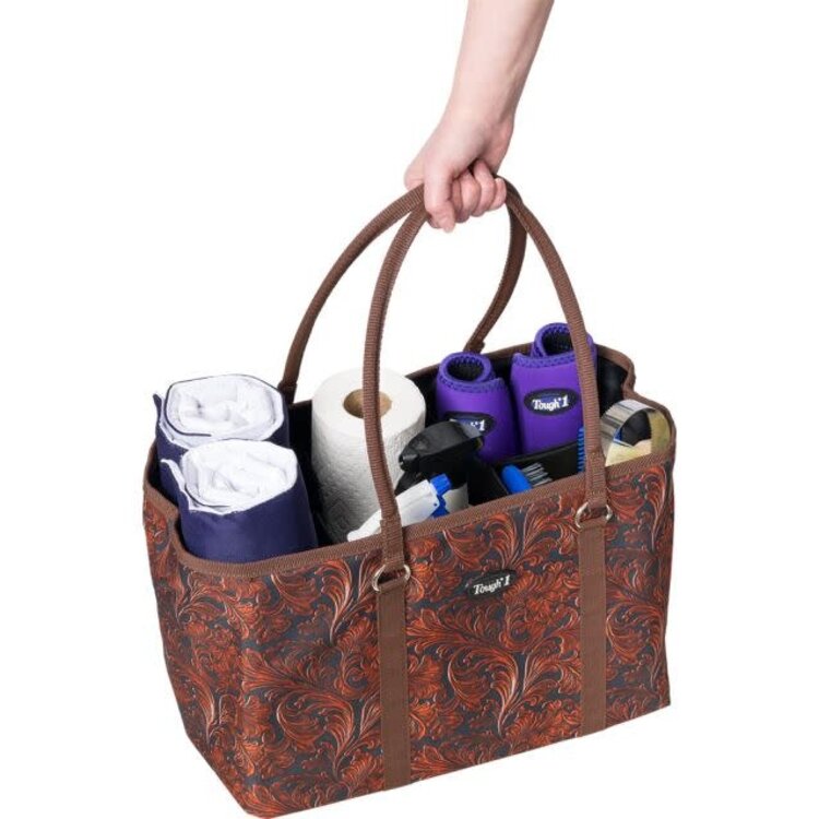 Tough 1 Deluxe Breakdown Grooming Gear Tote in Print
