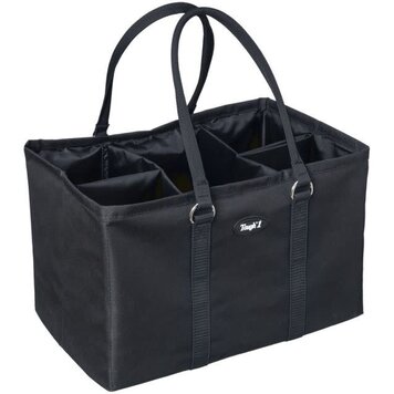 Tough 1 Deluxe Breakdown Grooming Gear Tote Black Gray Handles