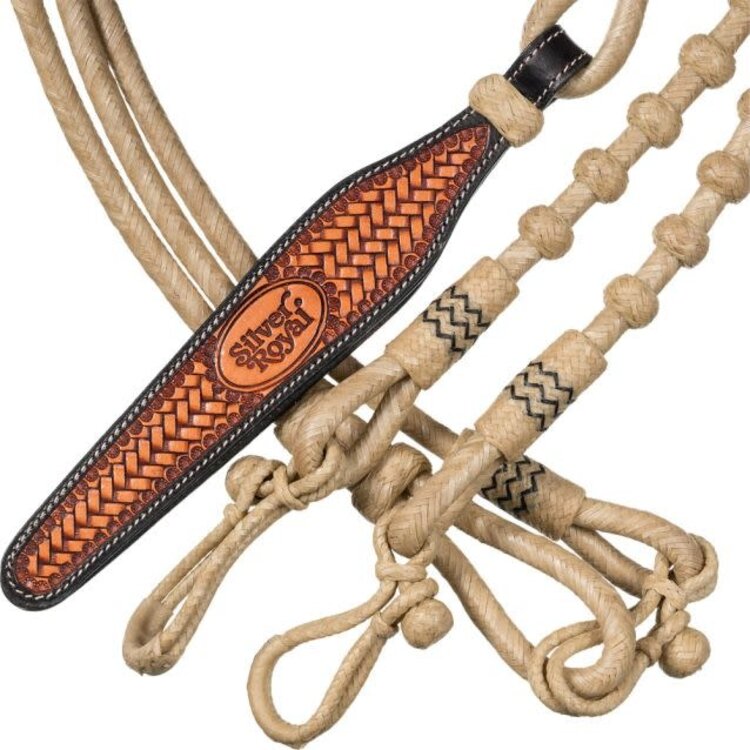 Tough 1 30 Plait Romel Reins Rawhide Black