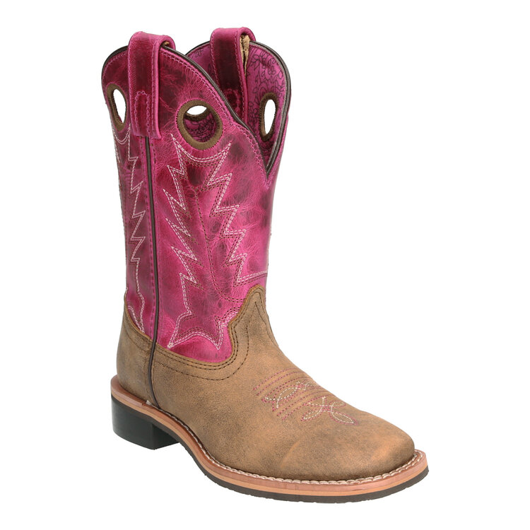 Smoky Mountain Youth Brown and Pink Tracie Boot