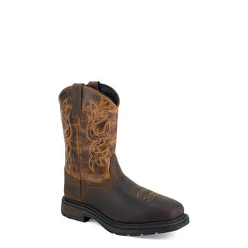 Old West Heavy Duty Rubber Sole Dark Brown