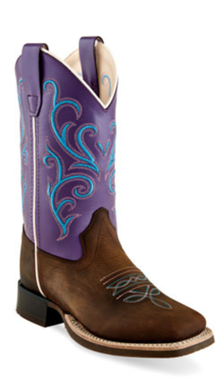 Old West Youth Purple & Brown