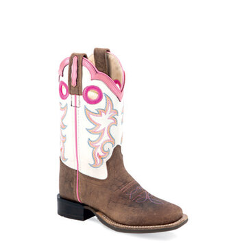 Old West Youth White & Pink