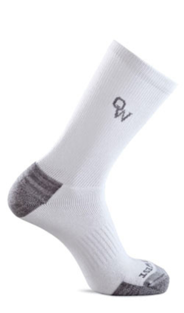 Old West Mens Super Crew Boot Sock 3PK White
