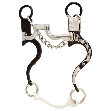 Cowboy Tack Tyler Magnus Series Loose Ring Hinged Port Bit