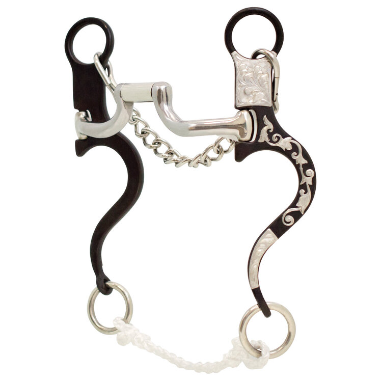 Cowboy Tack Tyler Magnus Series Loose Ring Hinged Port Bit
