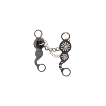 Cowboy Tack Nellie Miller Double Concho Chain Bit