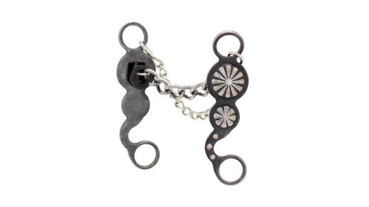 Cowboy Tack Nellie Miller Double Concho Chain Bit