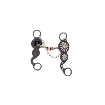 Cowboy Tack Nellie Miller Double Concho Dog Bone Twisted Bit