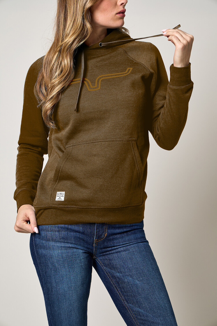 Kimes Ranch Outlier Hoodie Dark Brown