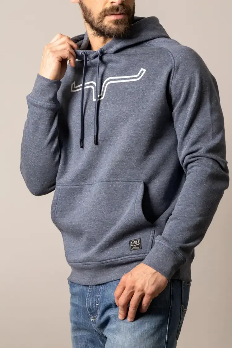Kimes Ranch Outlier Hoodie Blue Heather