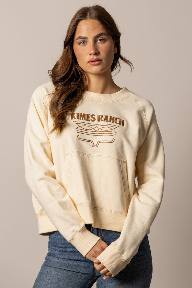 Kimes Ranch Lexie Sweatshirt With Pocket Butter