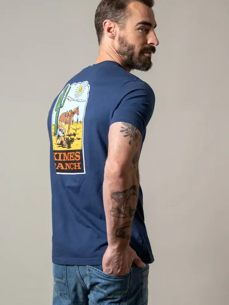 Kimes Ranch Lucky B Sun Had Just Risen Tee Indigo