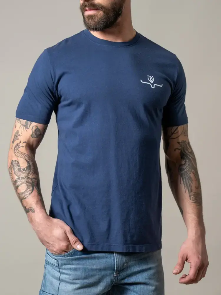 Kimes Ranch Lucky B Sun Had Just Risen Tee Indigo