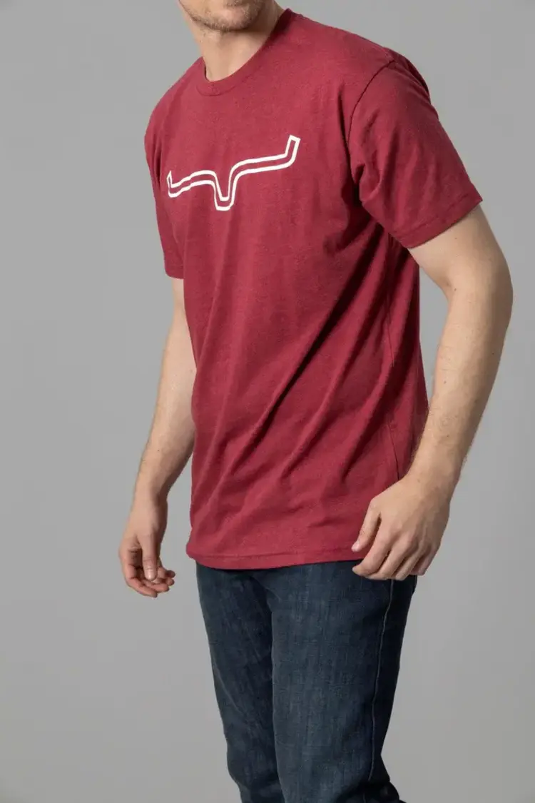 Kimes Ranch Outlier Tee Cardinal