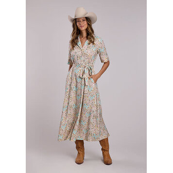 Stetson Prairie Floral Snap Dress