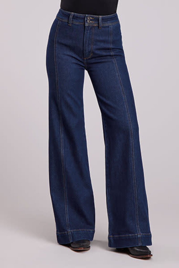 Stetson Double Button High Rise Wide Leg