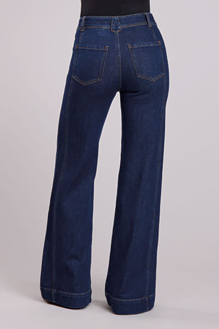 Stetson Double Button High Rise Wide Leg