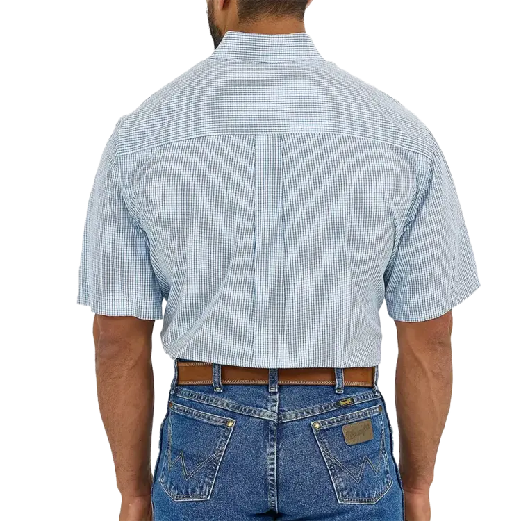 Wrangler George Strait Button White Blue