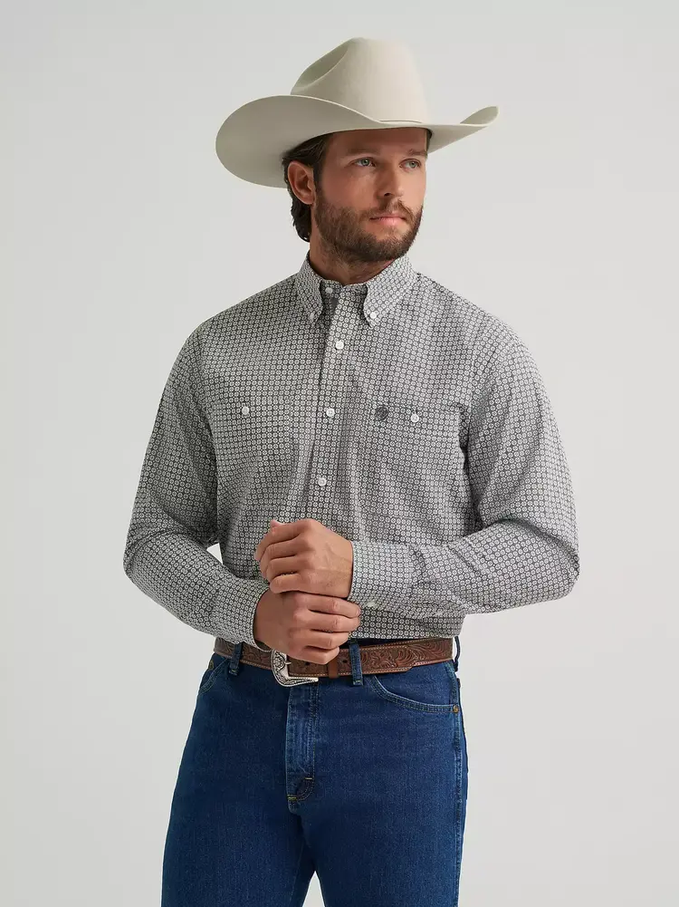 Wrangler George Strait Two Pocket Grey Circles