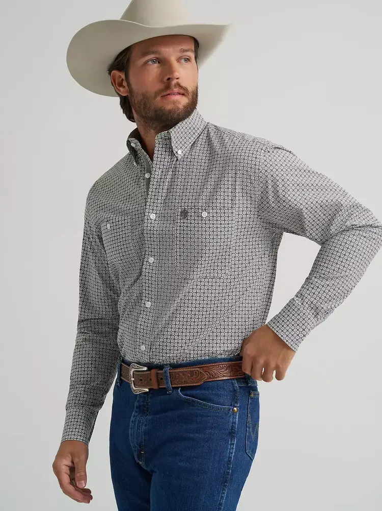 Wrangler George Strait Two Pocket Grey Circles
