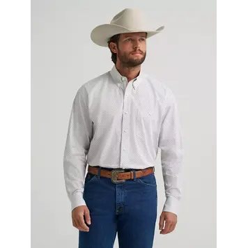 Wrangler George Strait One Pocket White Print