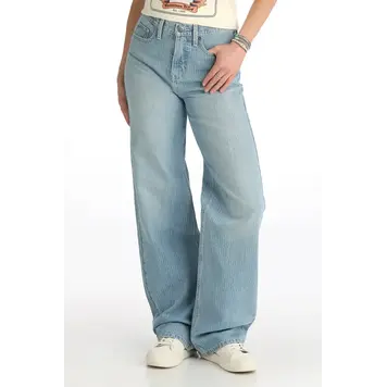 Cruel Denim Casey High Rise Loose Light Stone