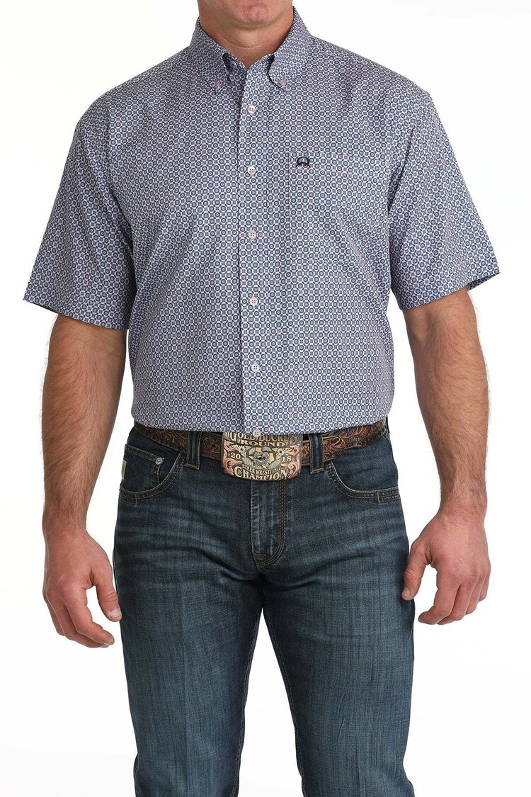 Cinch Arenaflex Button Down Square Lilac