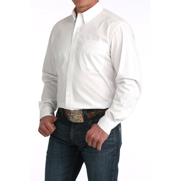 Cinch Modern Fit Button Down Solid White