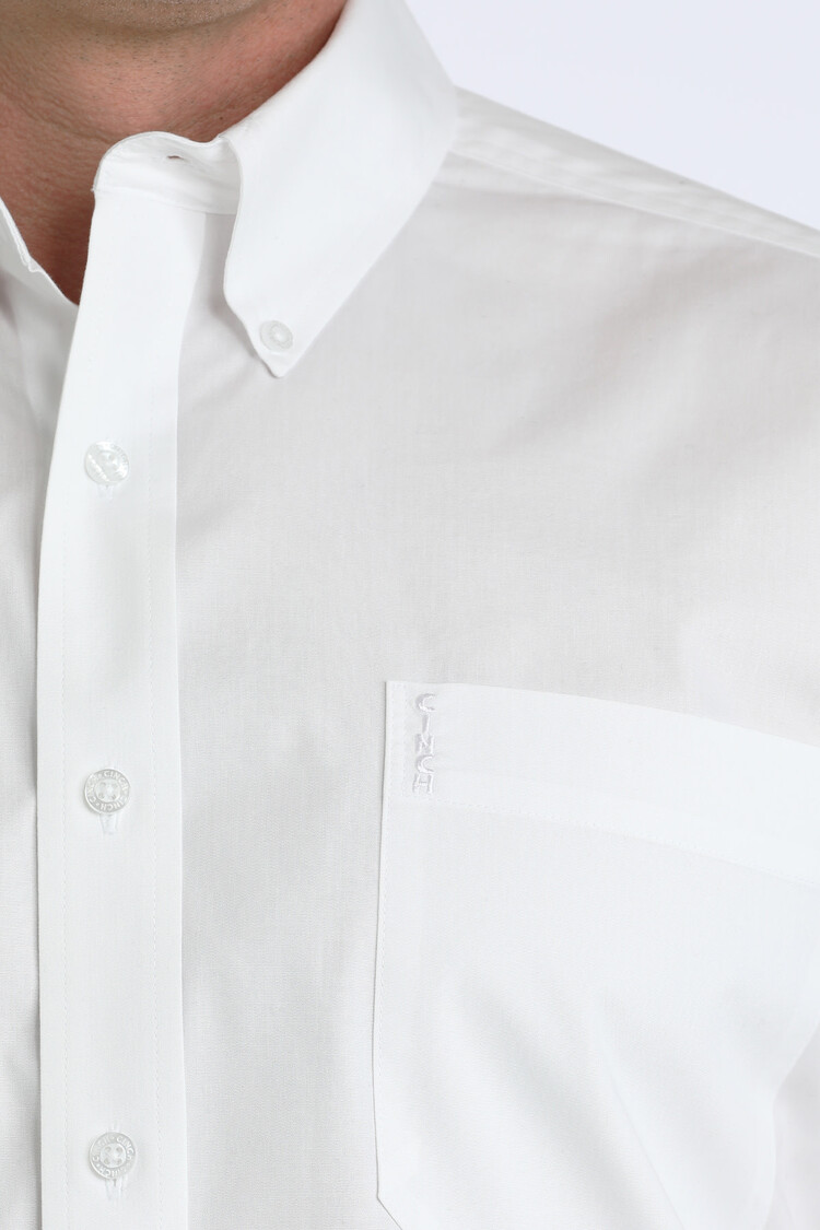 Cinch Modern Fit Button Down Solid White