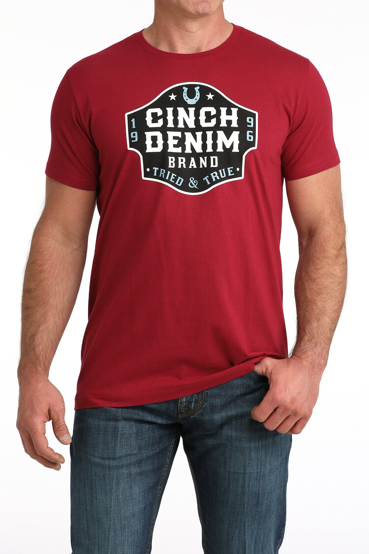 Cinch Tried and True Tee Red