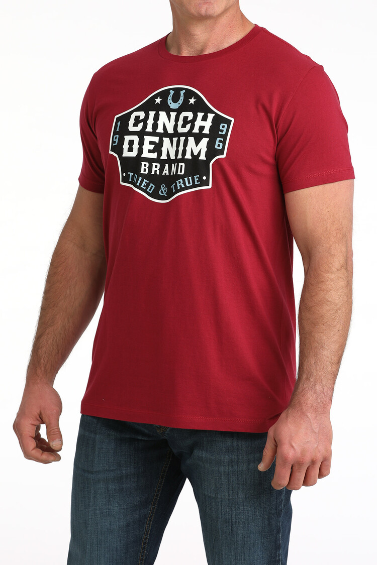 Cinch Tried and True Tee Red