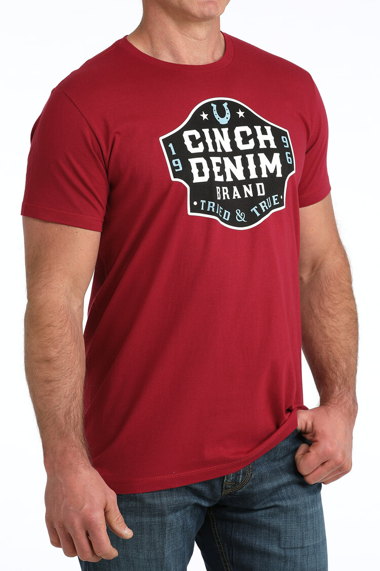 Cinch Tried and True Tee Red