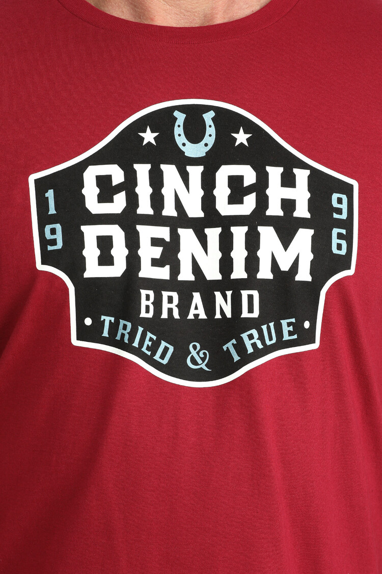 Cinch Tried and True Tee Red