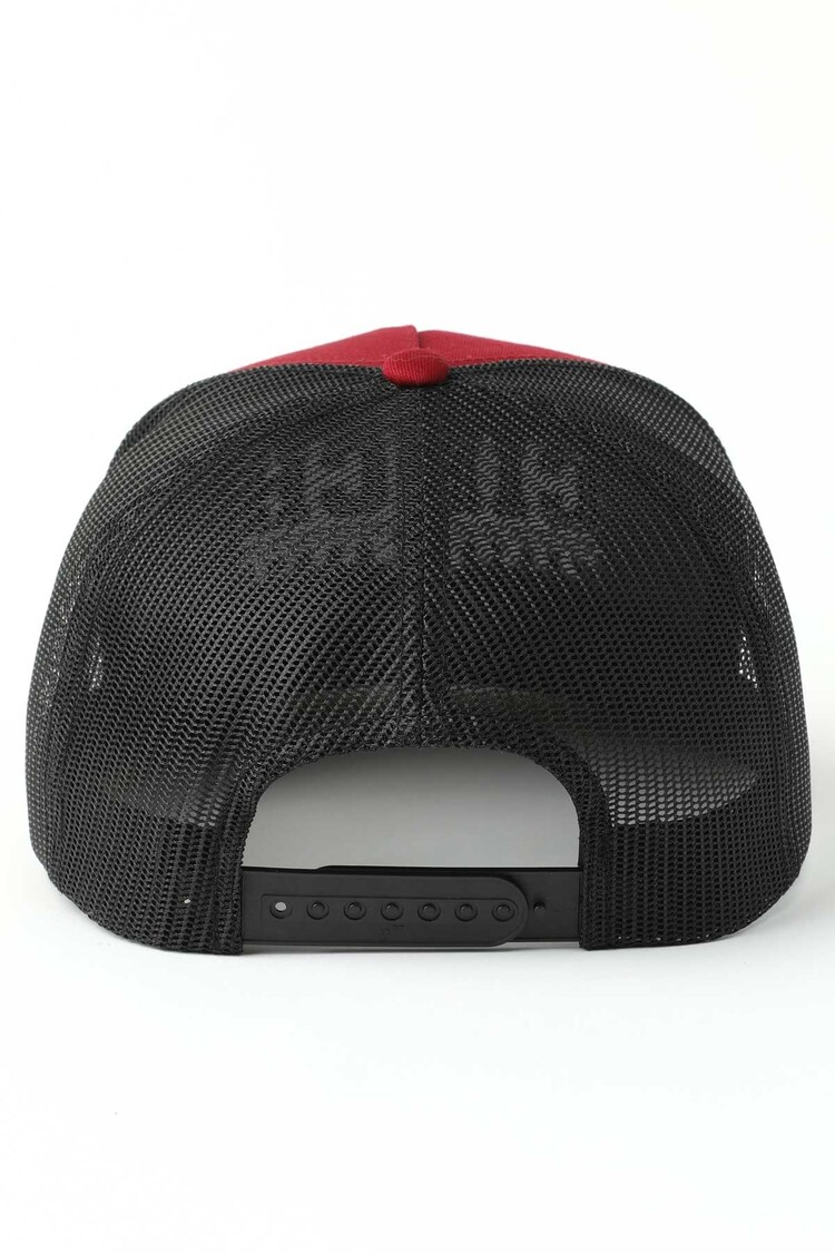 Cinch Flat Brim Logo Cap Red Black