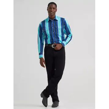 Wrangler Brushpopper Stripe Multi Blue