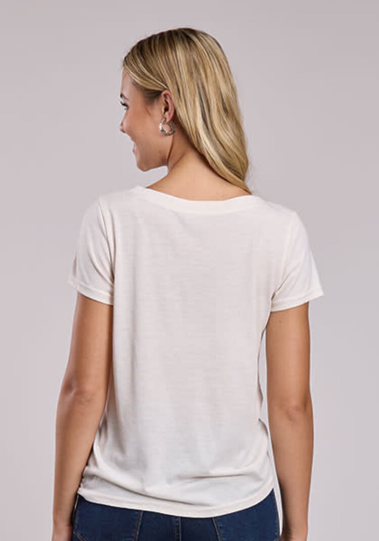 Roper Floral Cactus Tee White