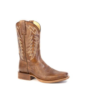 Roper Med Toe Waxy Brown Leather Sole