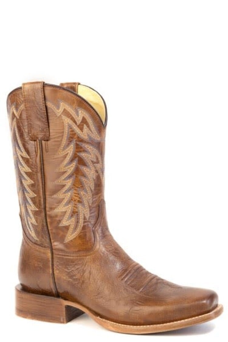 Roper Med Toe Waxy Brown Leather Sole