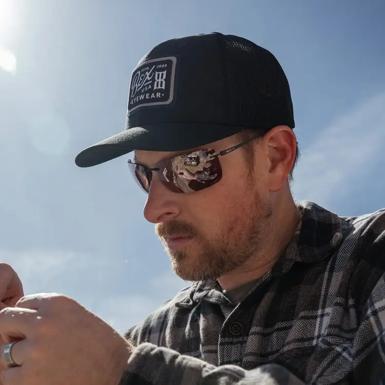 BEX Sunglasses Fynnland XL OTG Black/Brown/Silver